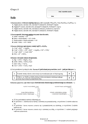 Sprawdzian 1 Kwasy Grupa B - Strona 1 Z 3 Dlanauczyciela ǀ © Copyright ...