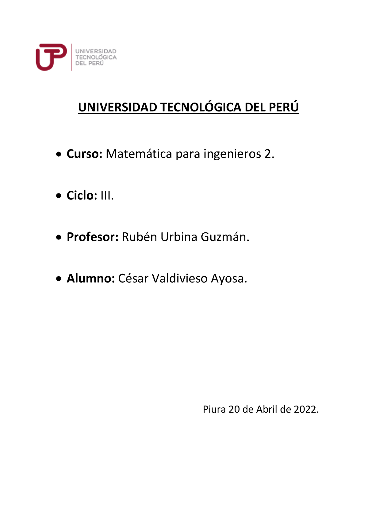 U1 S3 Tarea 1-insumos Final (Autoguardado) - UNIVERSIDAD TECNOL”GICA ...