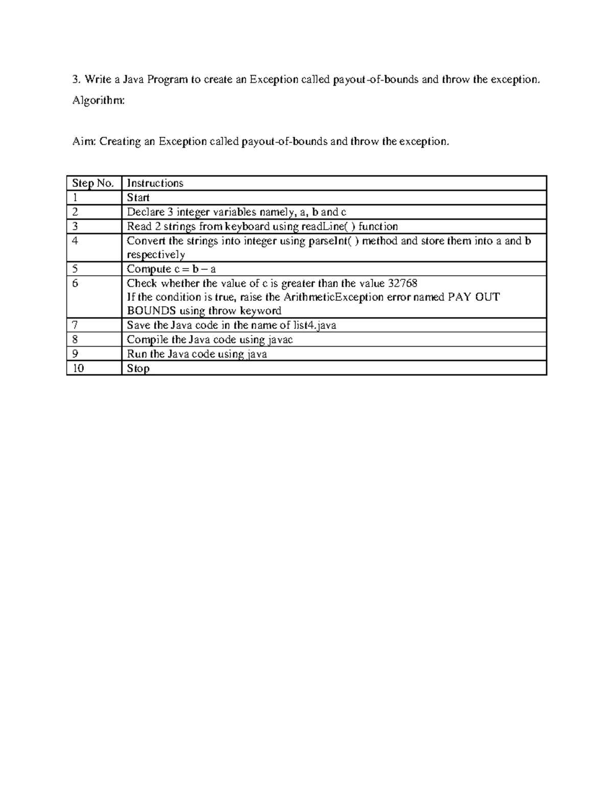 194-33P - Programming Lab Java-Algorithm - Multi threading with ...