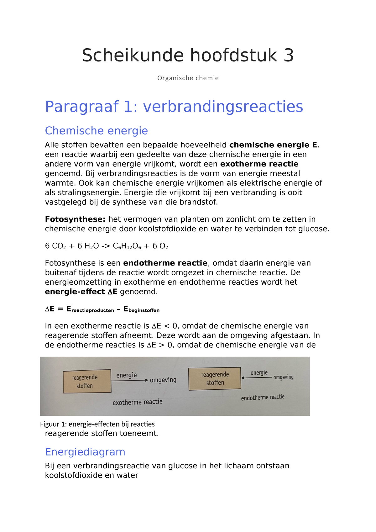 Scheikunde Vwo 4 Hoofdstuk 3 - Scheikunde Hoofdstuk 3 Organische Chemie ...