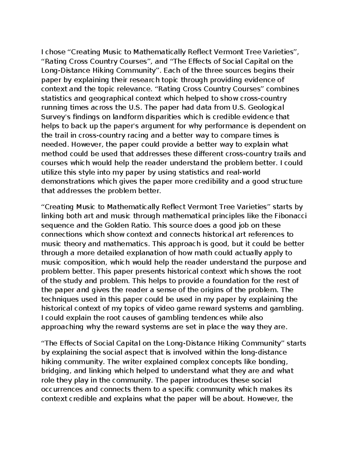 Document 12 - jhhh llhl khlhk hjl hk - I chose “Creating Music to ...