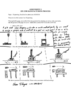 Assignment+3+-+Machining - ASSIGNMENT 3 EIN 3390 MANUFACTURING PROCESS ...