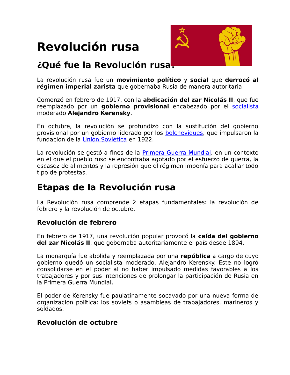 Revolución Rusa - Aea - Revolución Rusa ¿Qué Fue La Revolución Rusa? La ...