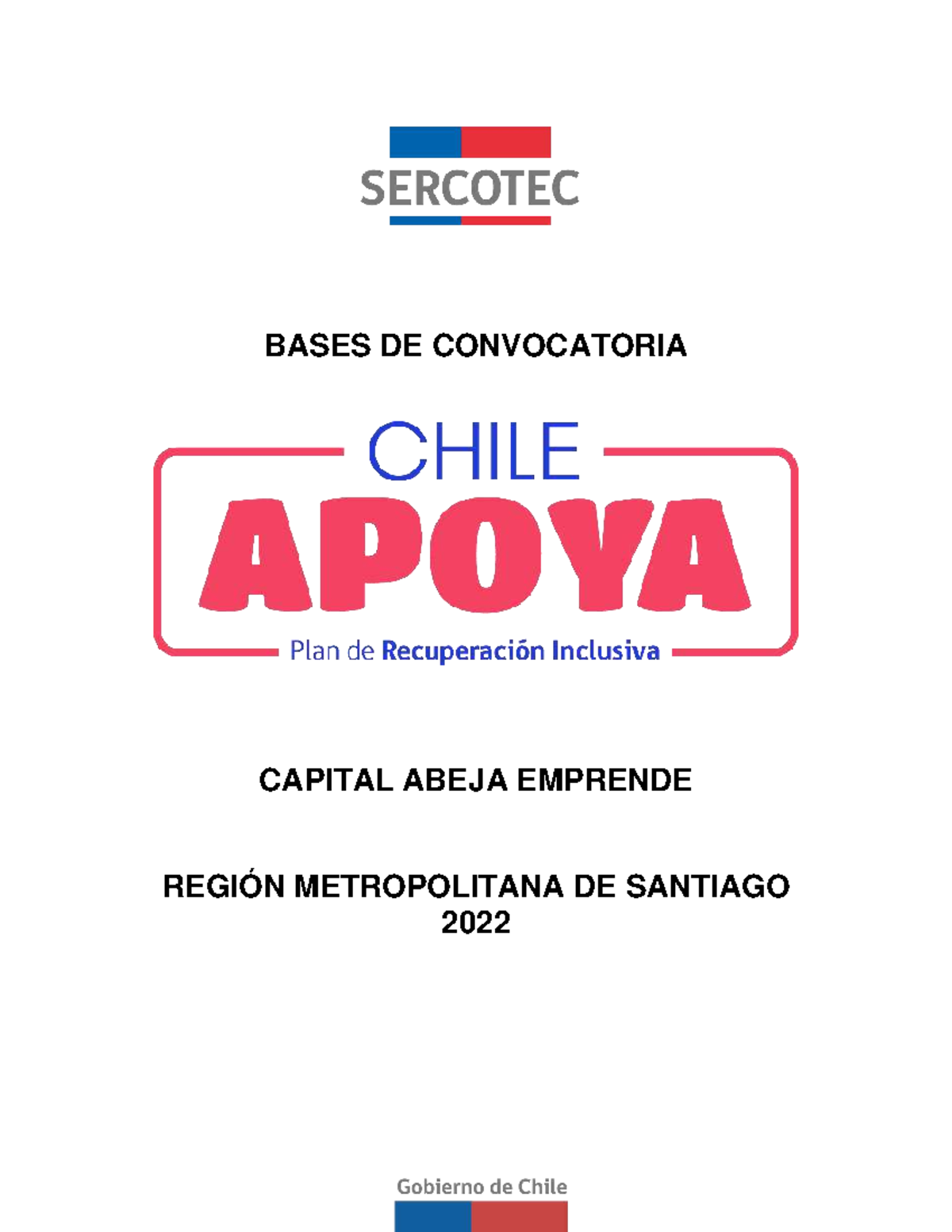 Bases Capital Abeja Emprende2022 Chile ApoyaMetropolitanaV°B