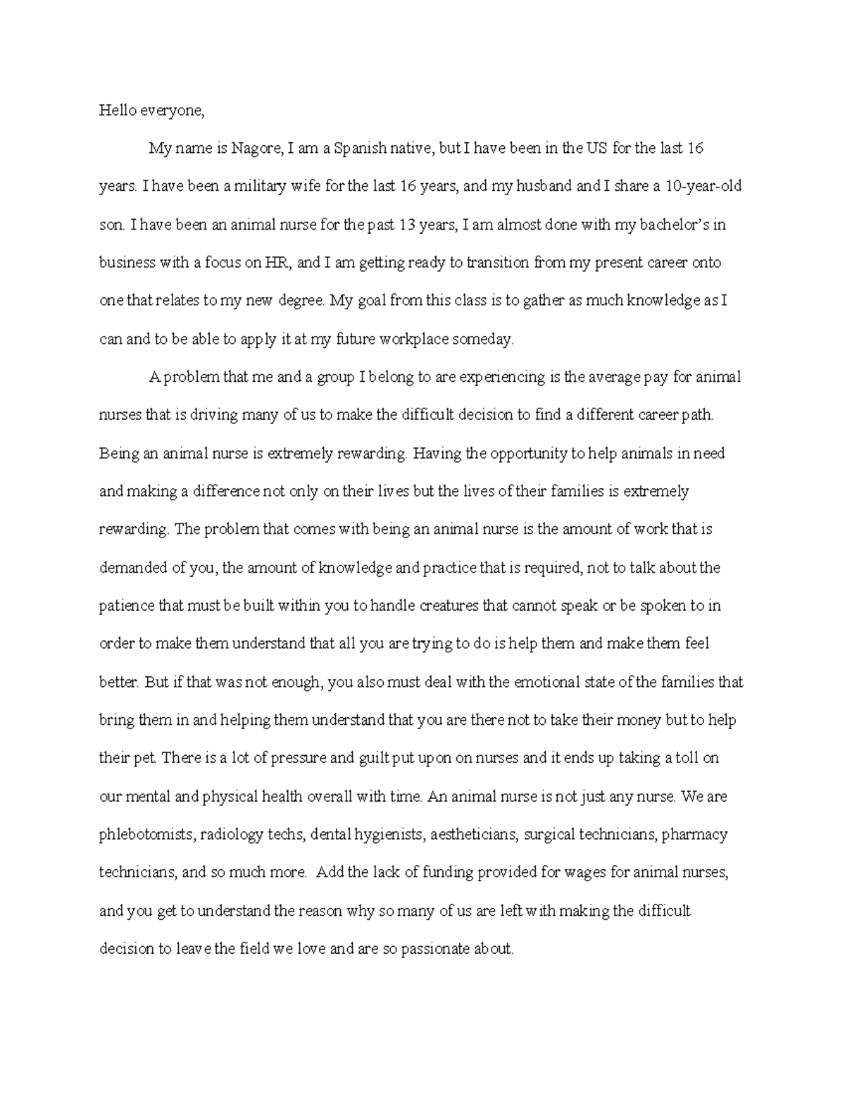 1.2 Discussion- Research and Problem Solving - Hello everyone, My name ...