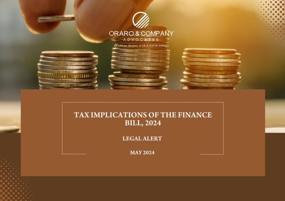 TAX Implications OF THE Finance BILL 2024 14 INTRODUCTION The Finance