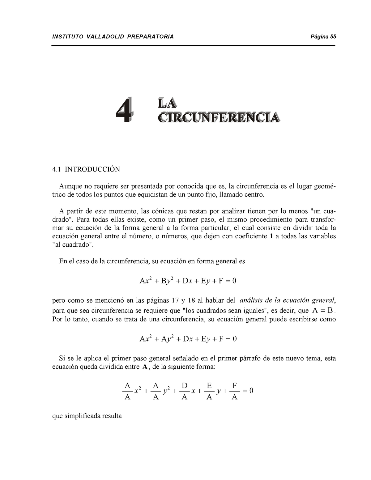 Circunferencia Curso Ingreso A La Universidad 100940 Studocu