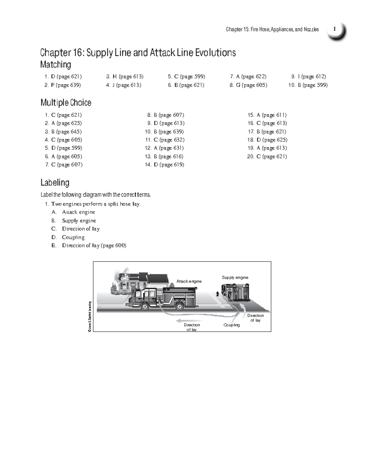 J B 4th Ed Workbook Answers Ch 16-17 - Chapt Er 15: Fir E Hose, Appli ...