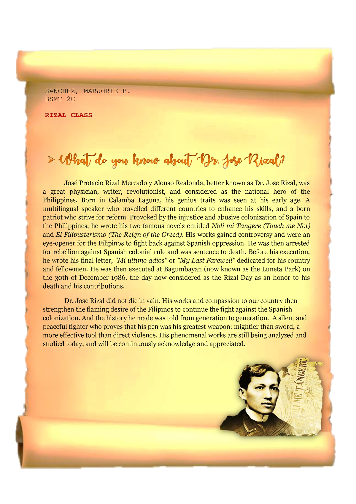 What Do You Know About Dr. Jose Rizal- Quiz - JosÈ Protacio Rizal ...