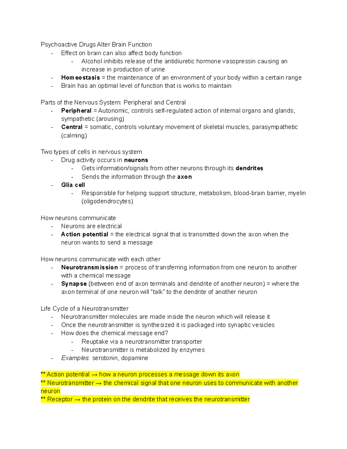 Chapter 4 The Pharmacology and Physiology of Drug Use - Psychoactive ...