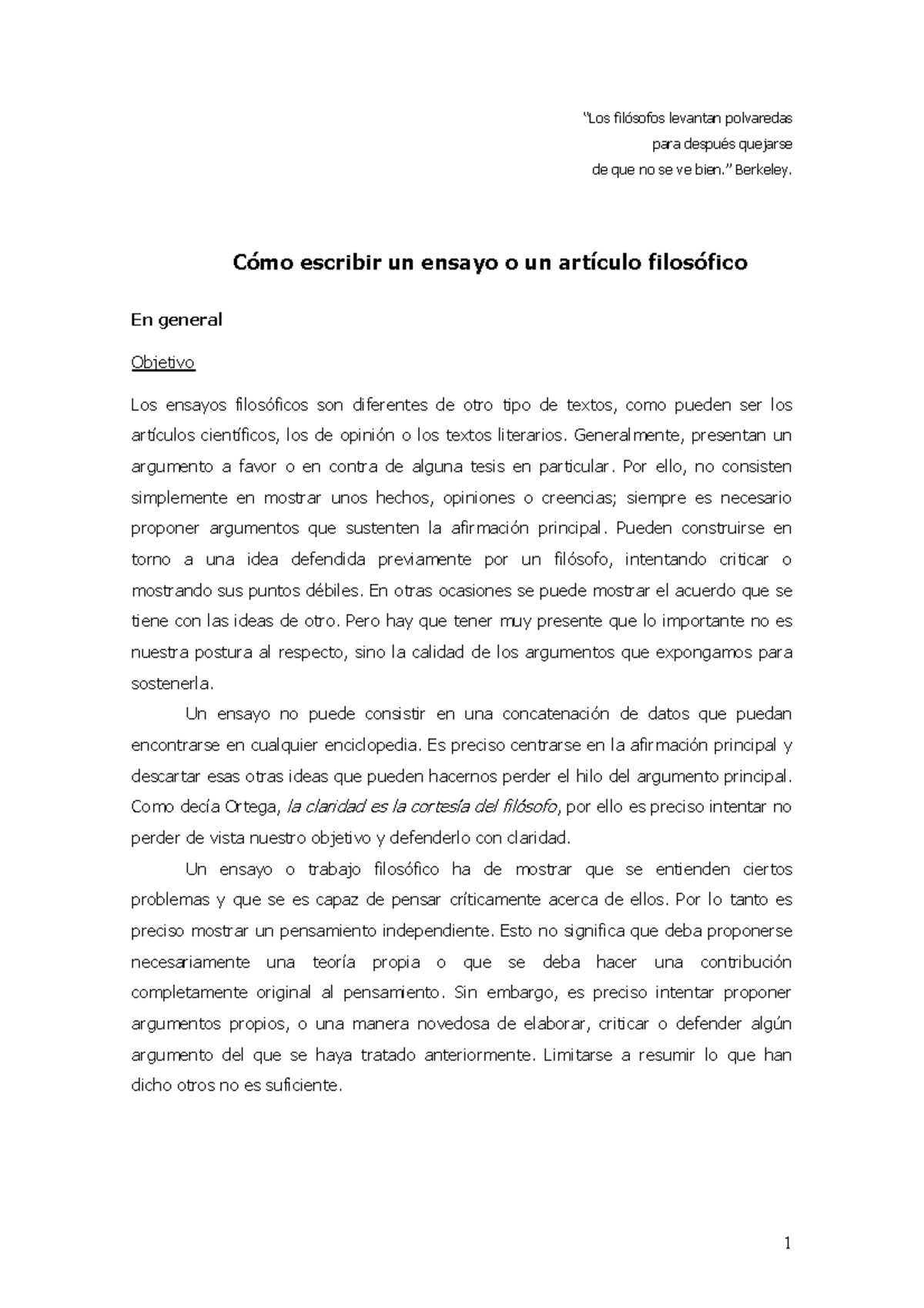 Como Escribir Un Ensayo O Un Articulo Filosofico - “Los Filósofos ...