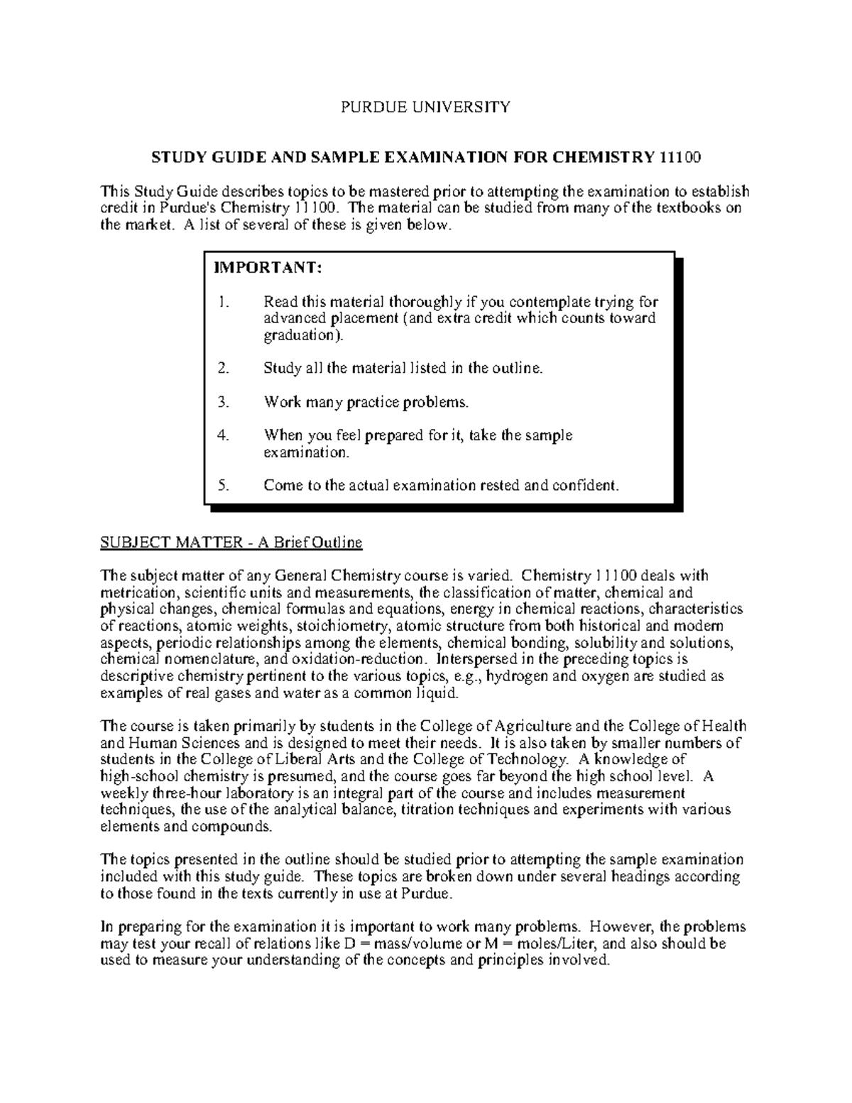 Chemistry-8 - Worksheet for the subject chemistry - IMPORTANT: Read ...