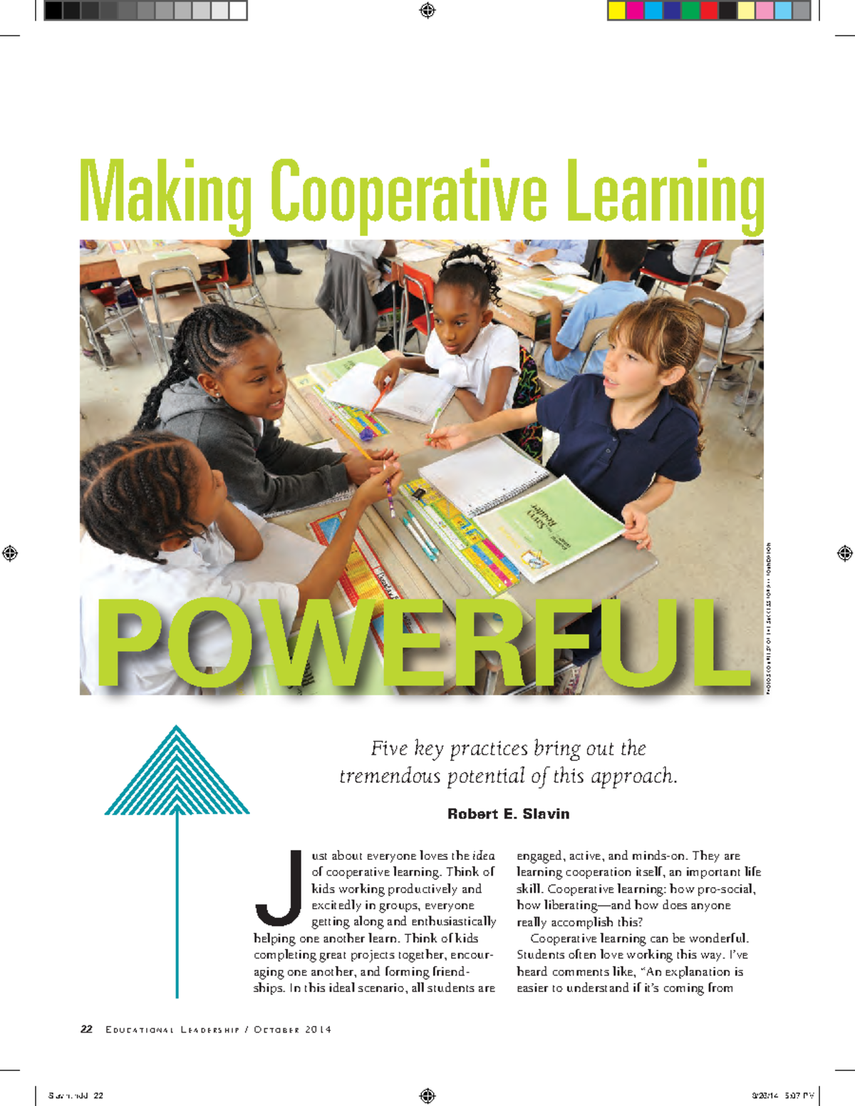 Making Cooperative Learning Powerful - 22 E d u c a t i o n a l l E a d ...