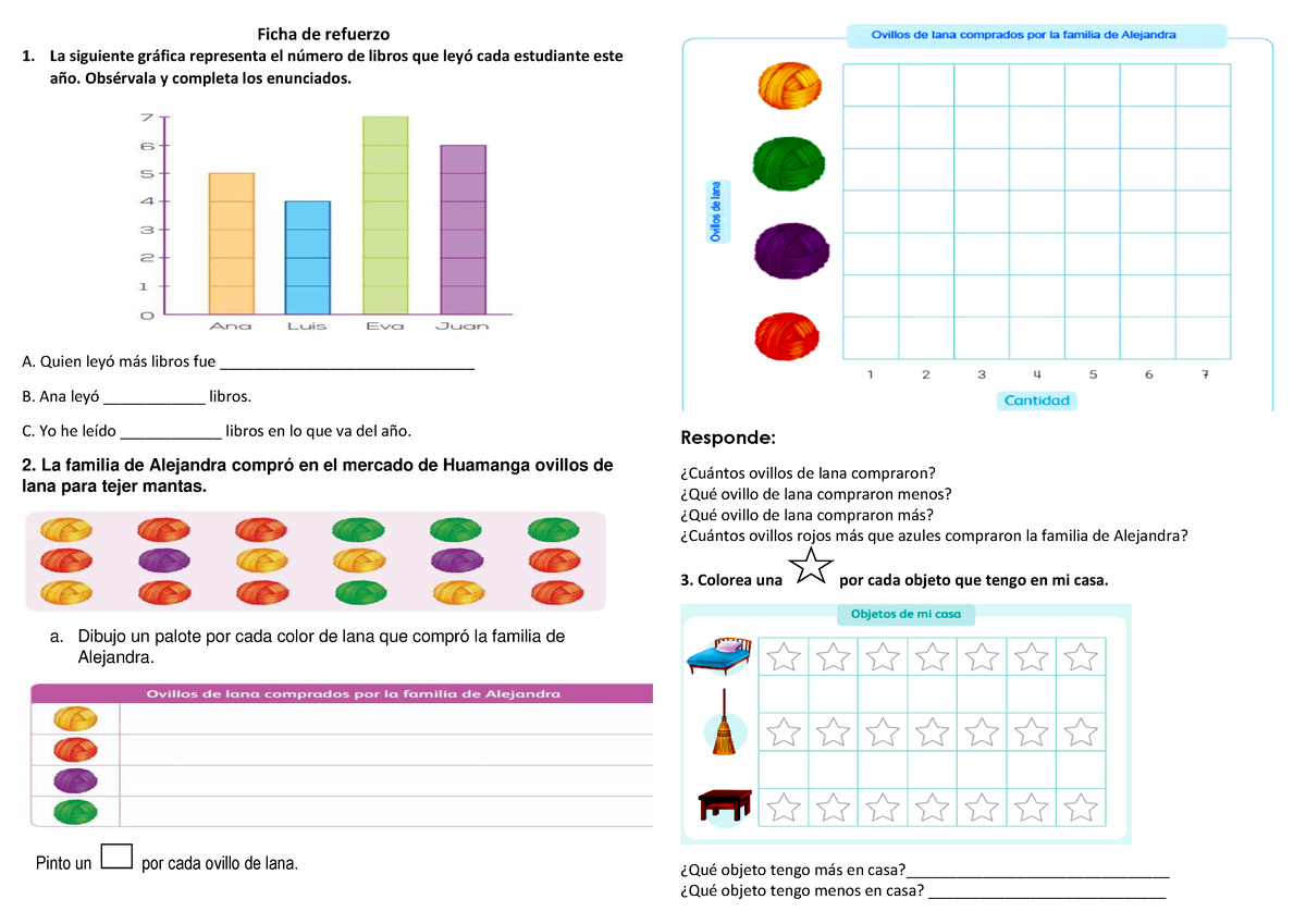 Ficha De Refuerzo Matematica - Ficha De Refuerzo 1. La Siguiente ...