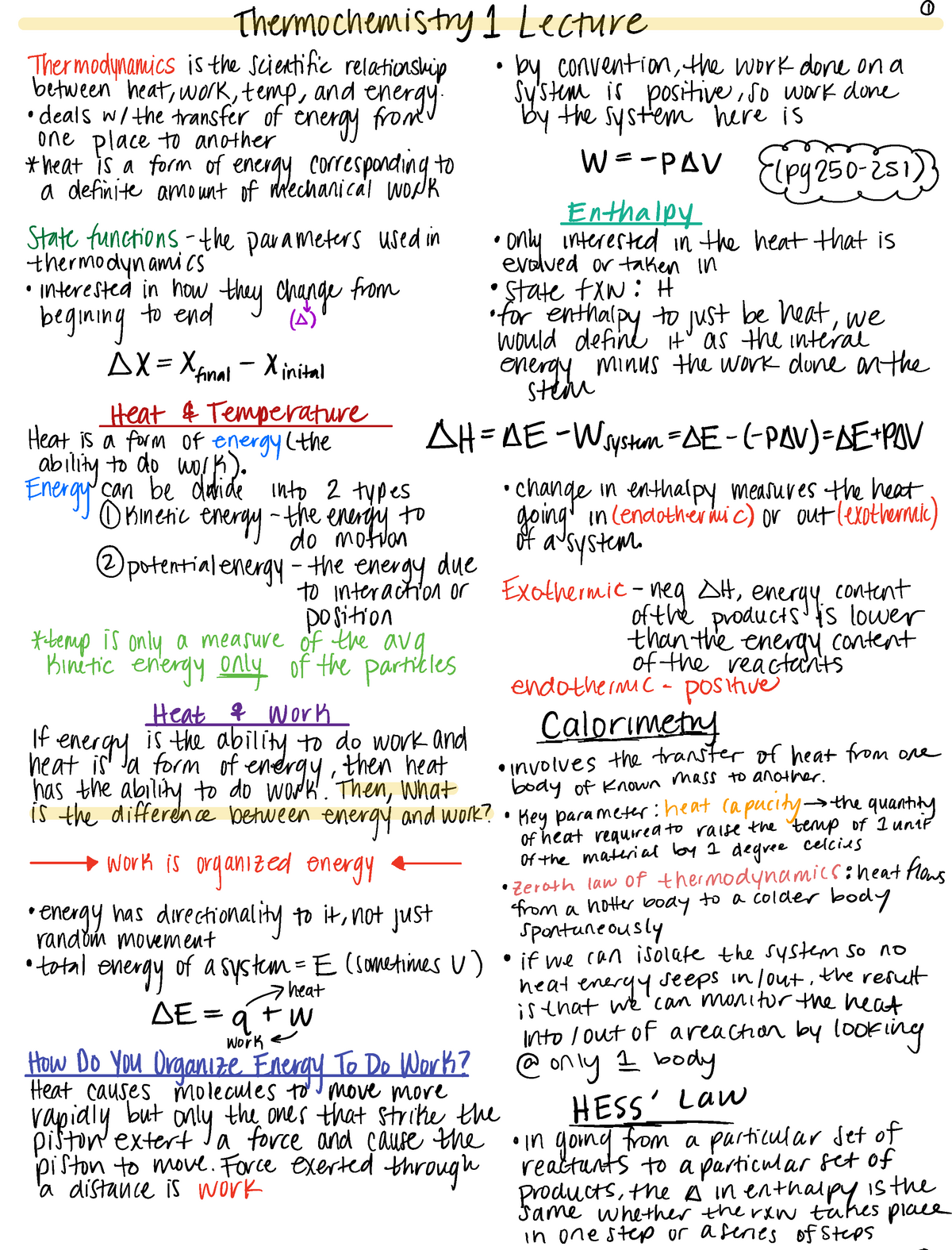 Thermochemistry 1 - Richard Hrskeo, General Chemistry 1 - 0 ...