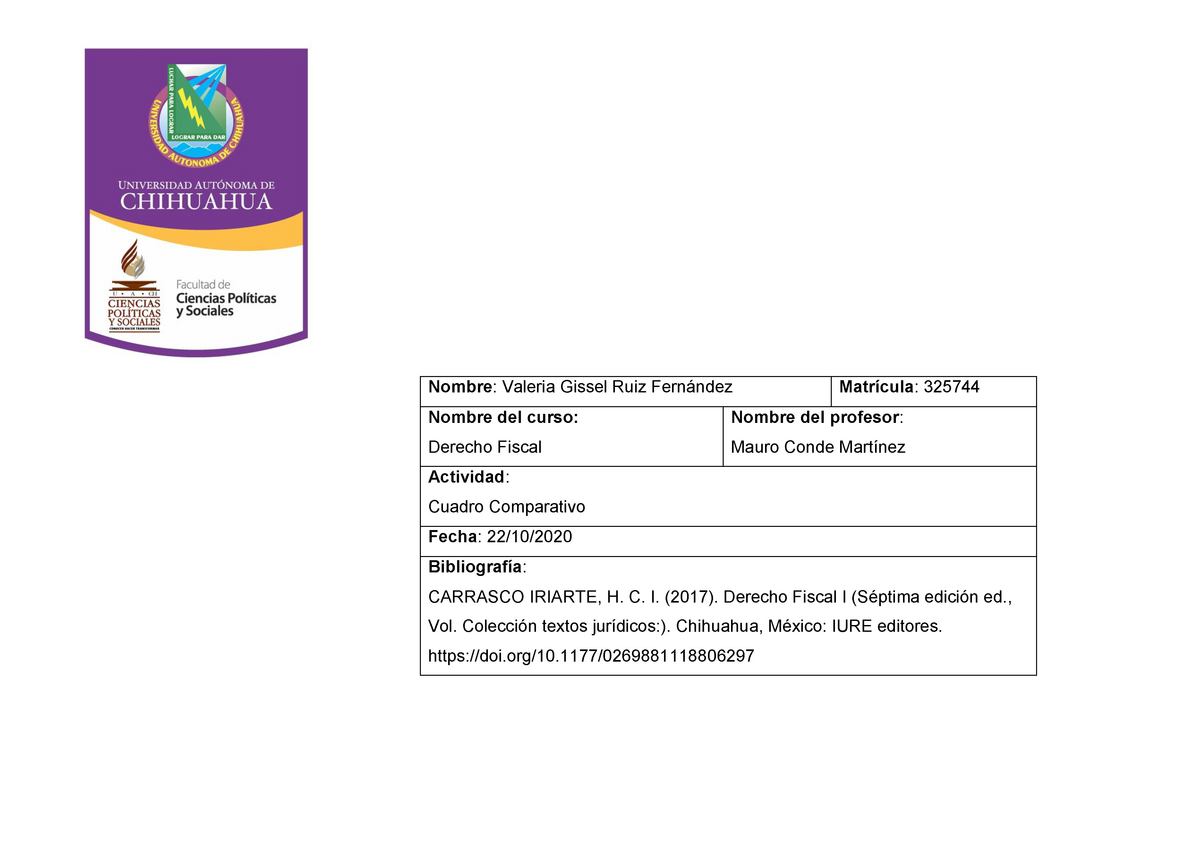 Cuadro Comparativo Derecho Fiscal Calameo Downloader