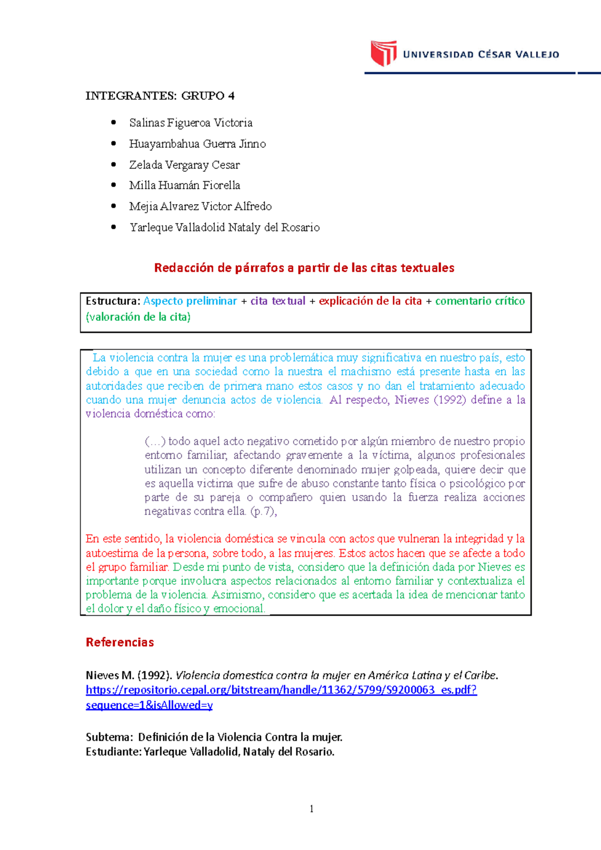 Oficial corregido - informe final - INTEGRANTES: GRUPO 4 Salinas ...