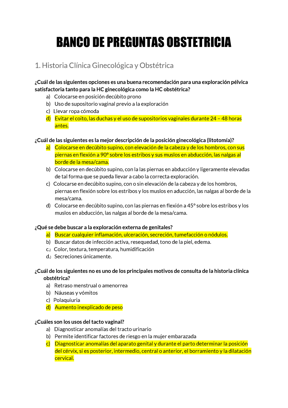 Examen de muestra/práctica 10 Septiembre 2017, preguntas y ...