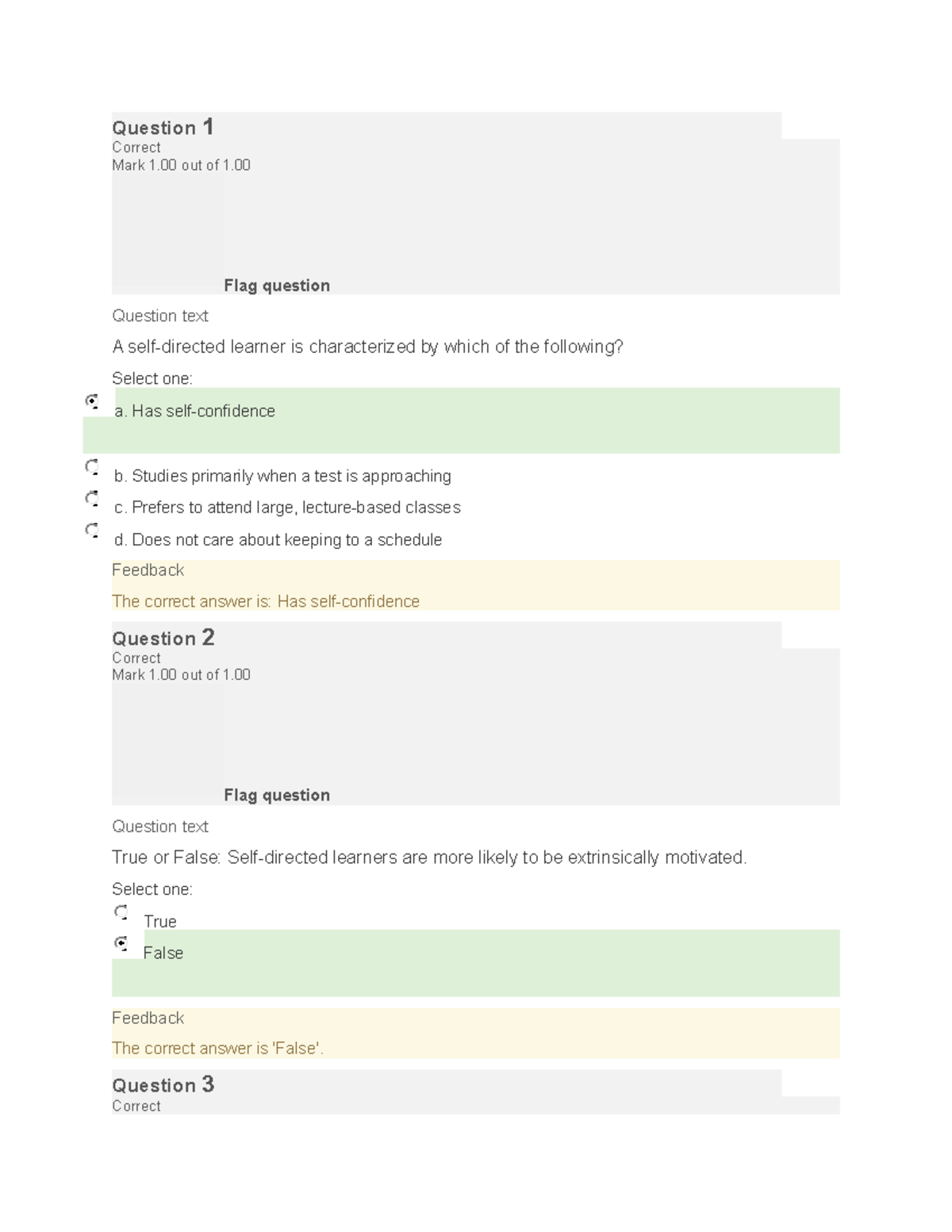 Unit 5 self test ONL - self test - UNIV1001 - UoPeople - Studocu