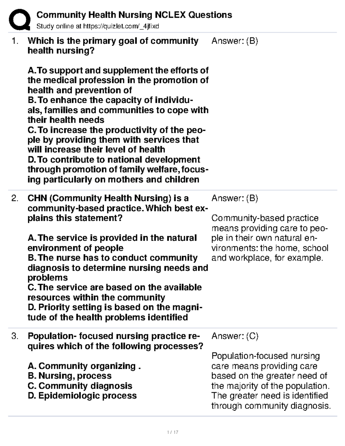 The Goal Quizlet - 1yxgb3b