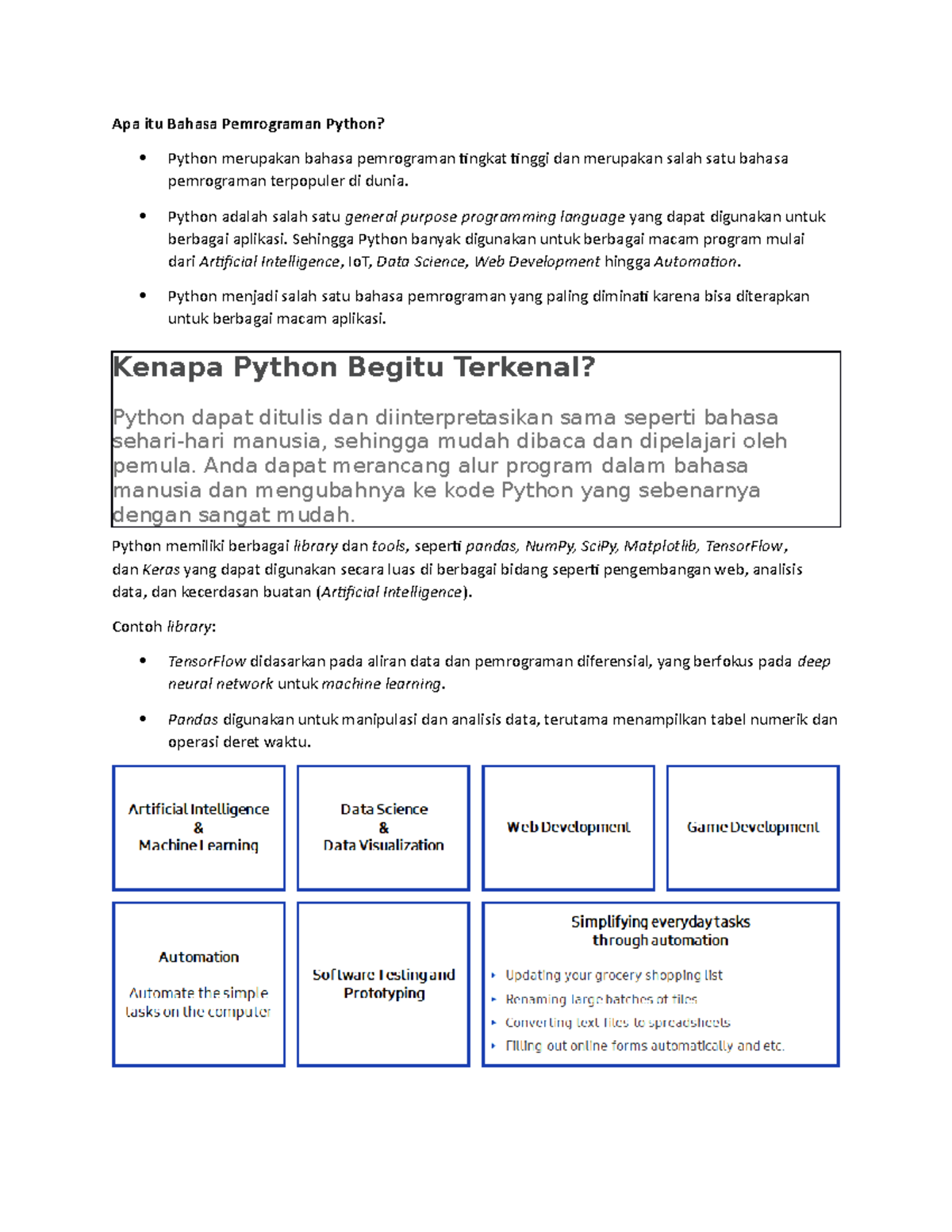 Apa itu Bahasa Pemrograman Python - Python adalah salah satu general ...