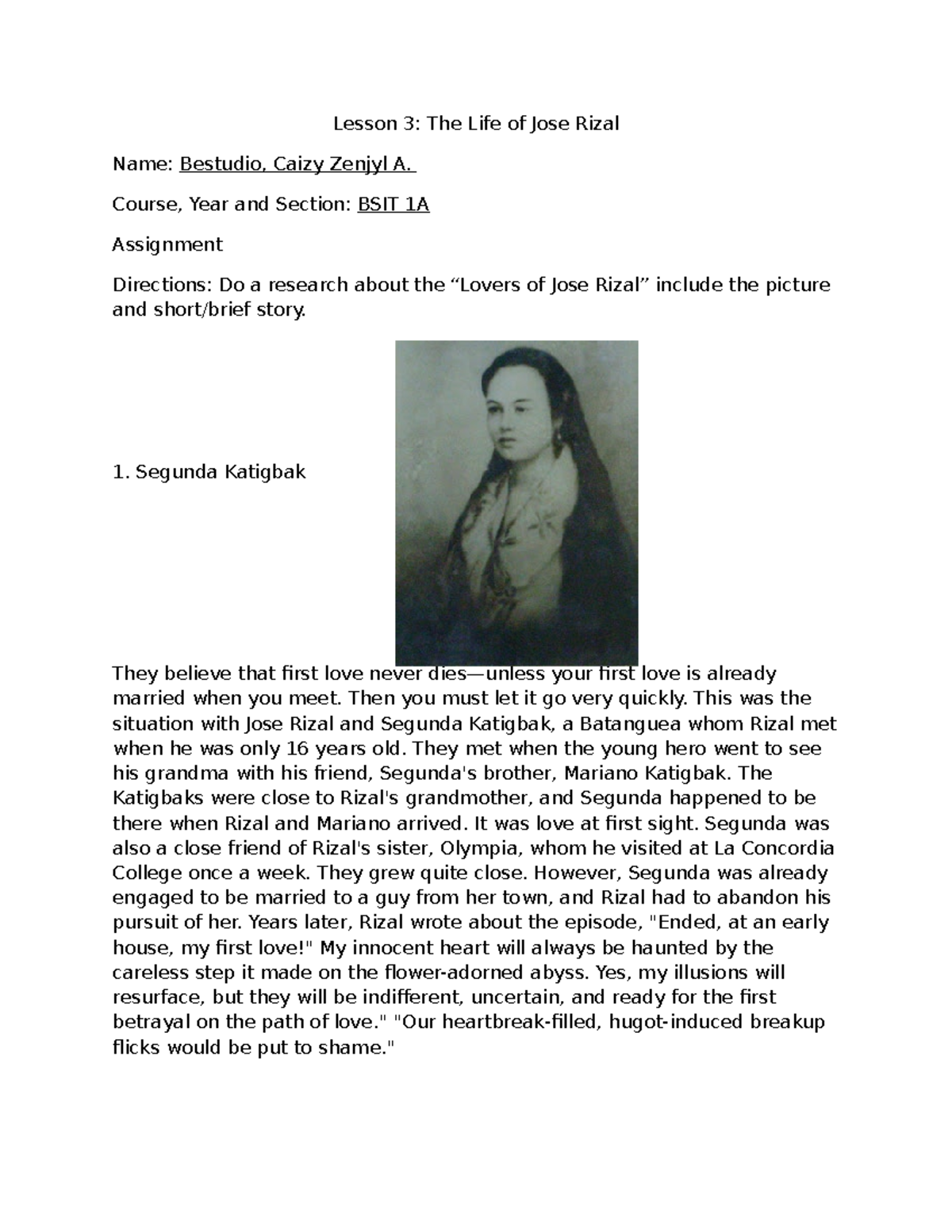 Lesson 3 rizal 9 - Pls be Guided - Lesson 3: The Life of Jose Rizal ...