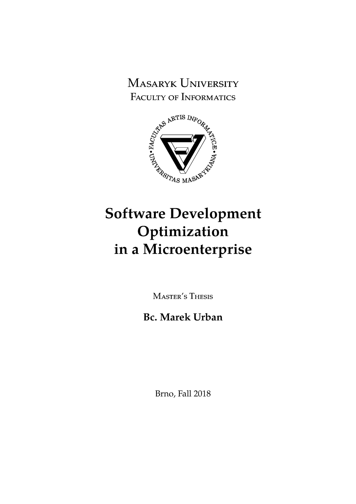 software bachelor thesis