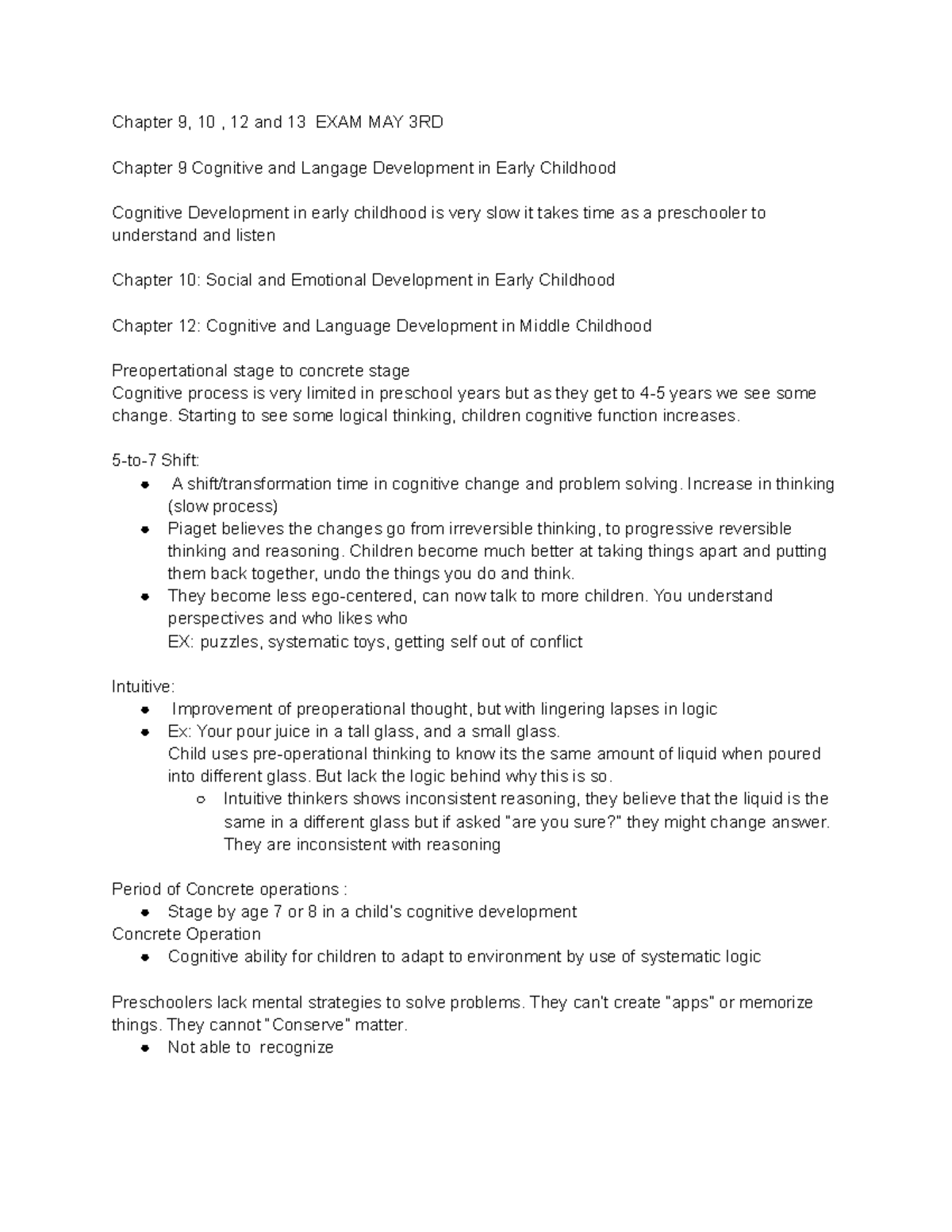 Final EXAM CHD - Chapter 9, 10 , 12 and 13 EXAM MAY 3RD Chapter 9 ...