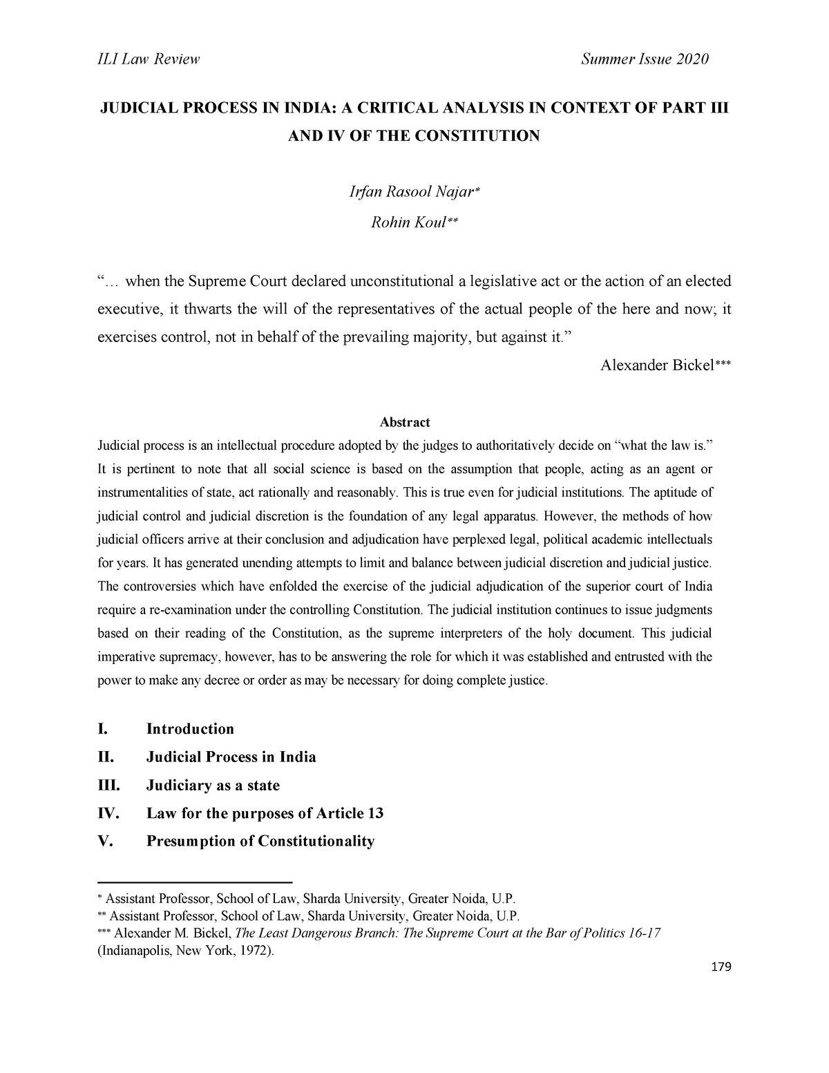 judicial process research paper topics