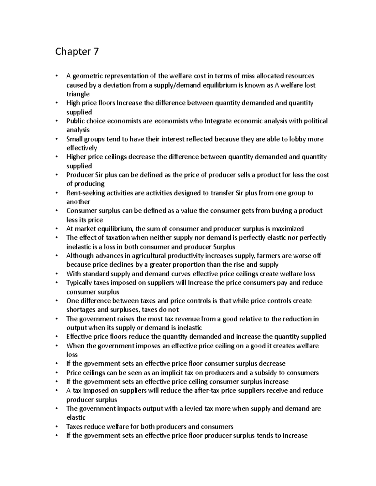 Chapter 7 - Lecture notes 7 - Chapter 7 A geometric representation of ...