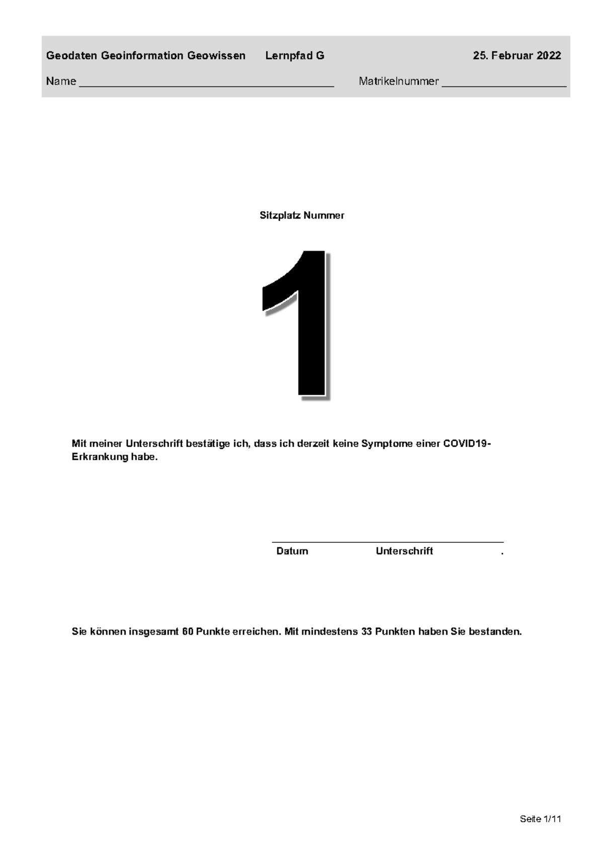 Uni Augsburg Informatik Klausuren Geo Informatik Musterklausur-Lösungen - Fernerkundung - Uni Augsburg