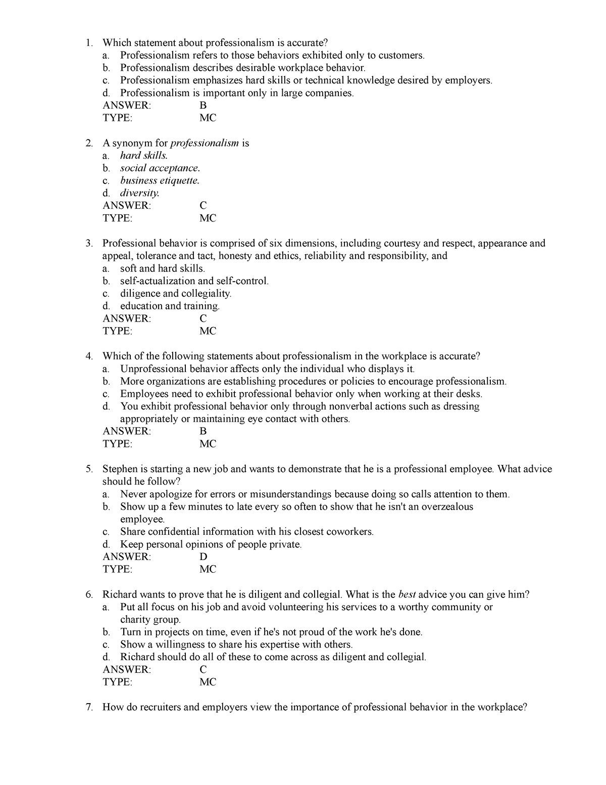 Chapter 11 - Trắc nghiệm chương 11 GTKD . - Which statement about ...