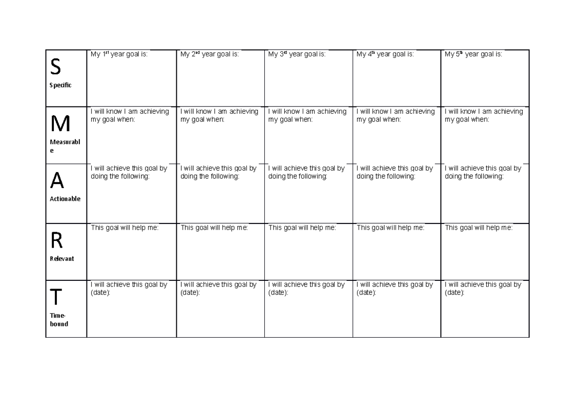 5-year-smart-goal-template-s-specific-my-1st-year-goal-is-my-2nd