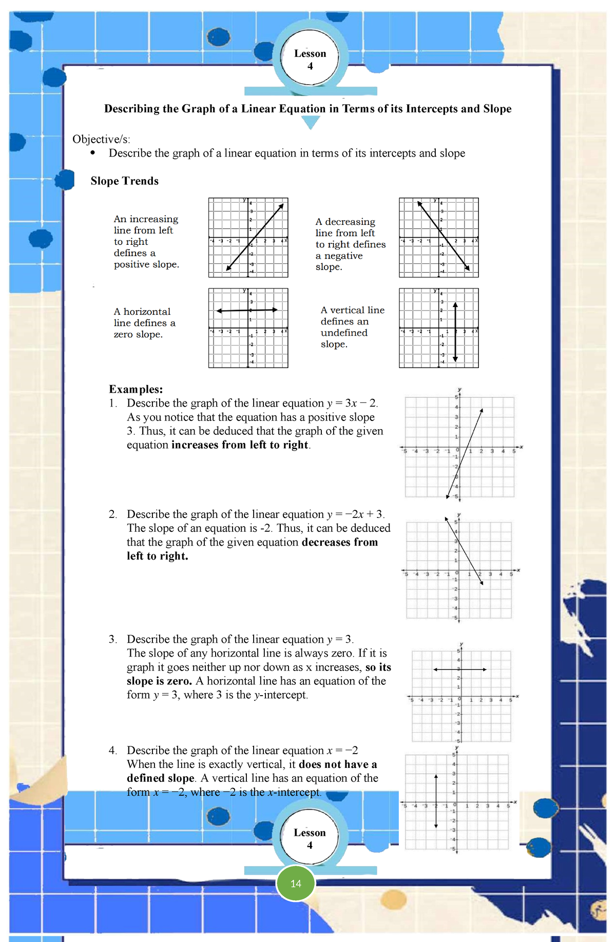 equation of a line - Lesson 4 Equation of a Line Given Two Points 4 14 ...