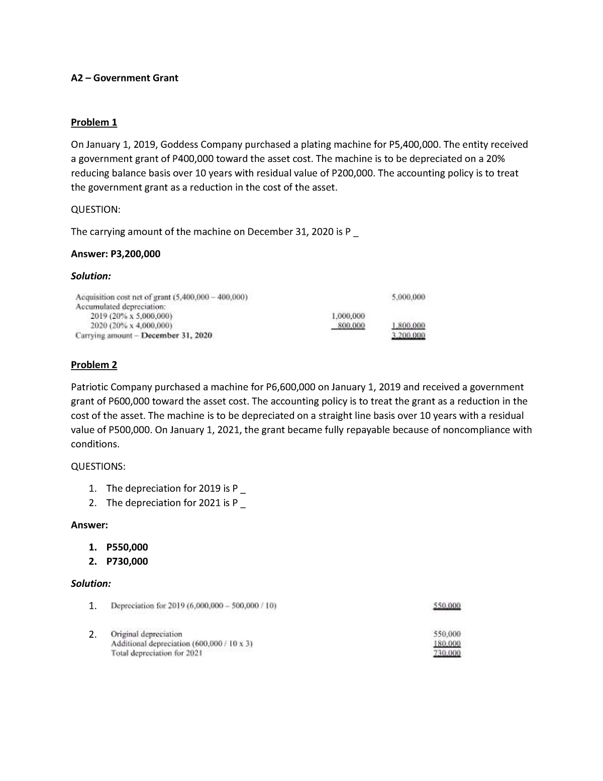 government-grants-a2-government-grant-problem-1-on-january-1-2019