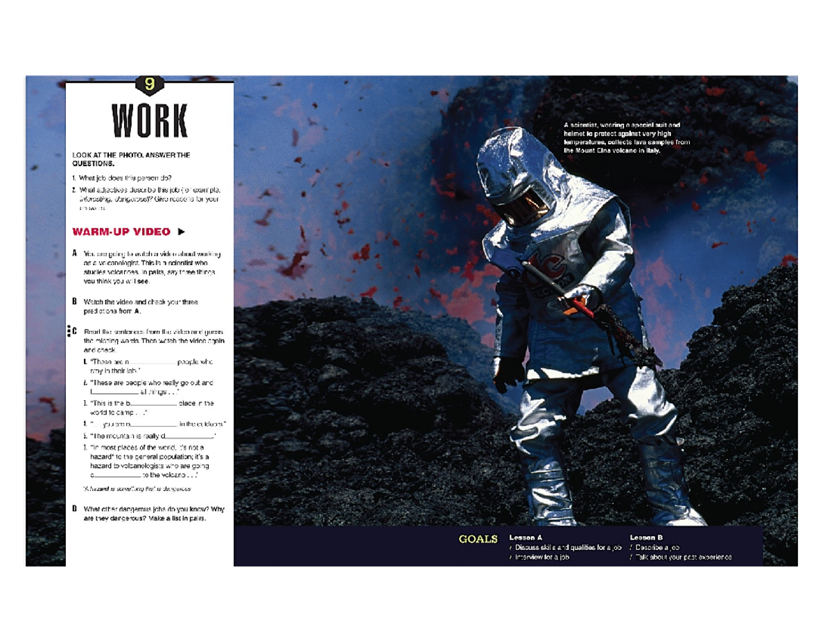 UNIT 9 - WORK (BOOK Extract) - Tiếng amh - Studocu