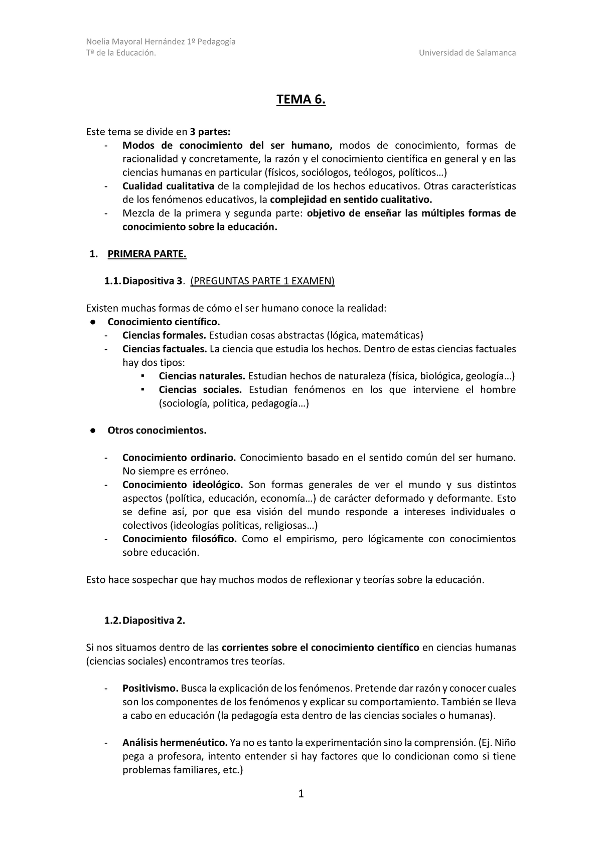 TEMA 6. Teoría de la educacion en la universidad de Salamanca - Tª de ...