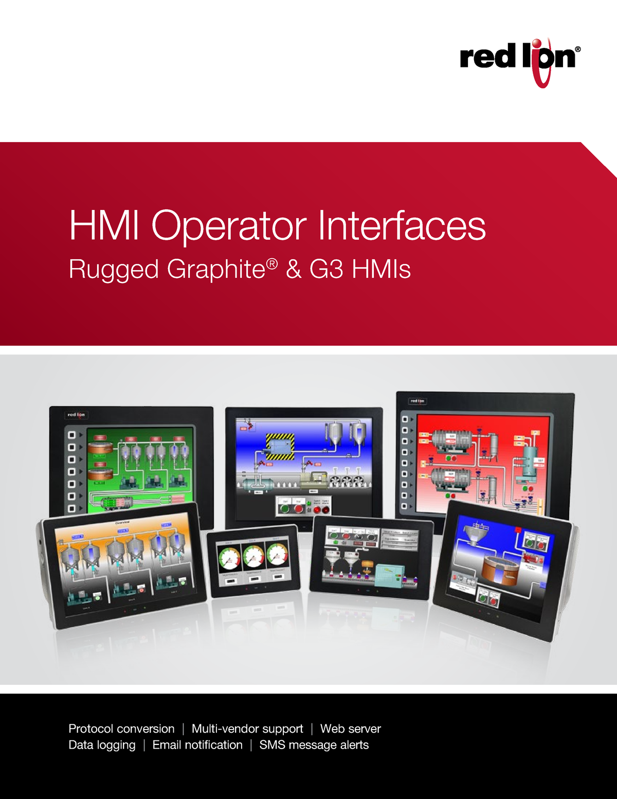 HMI-Brochure - Instrumentacion - HMI Operator Interfaces Rugged