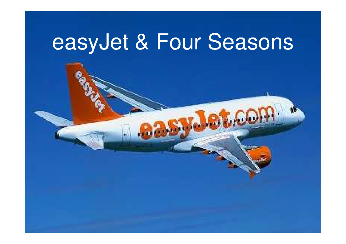 easyjet presentation