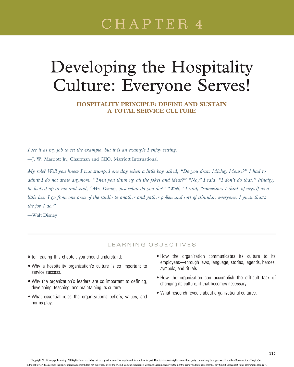 Wwwwwwwwwwwwwwwwwwwwww - CHAPTER Developing The Hospitality Culture ...