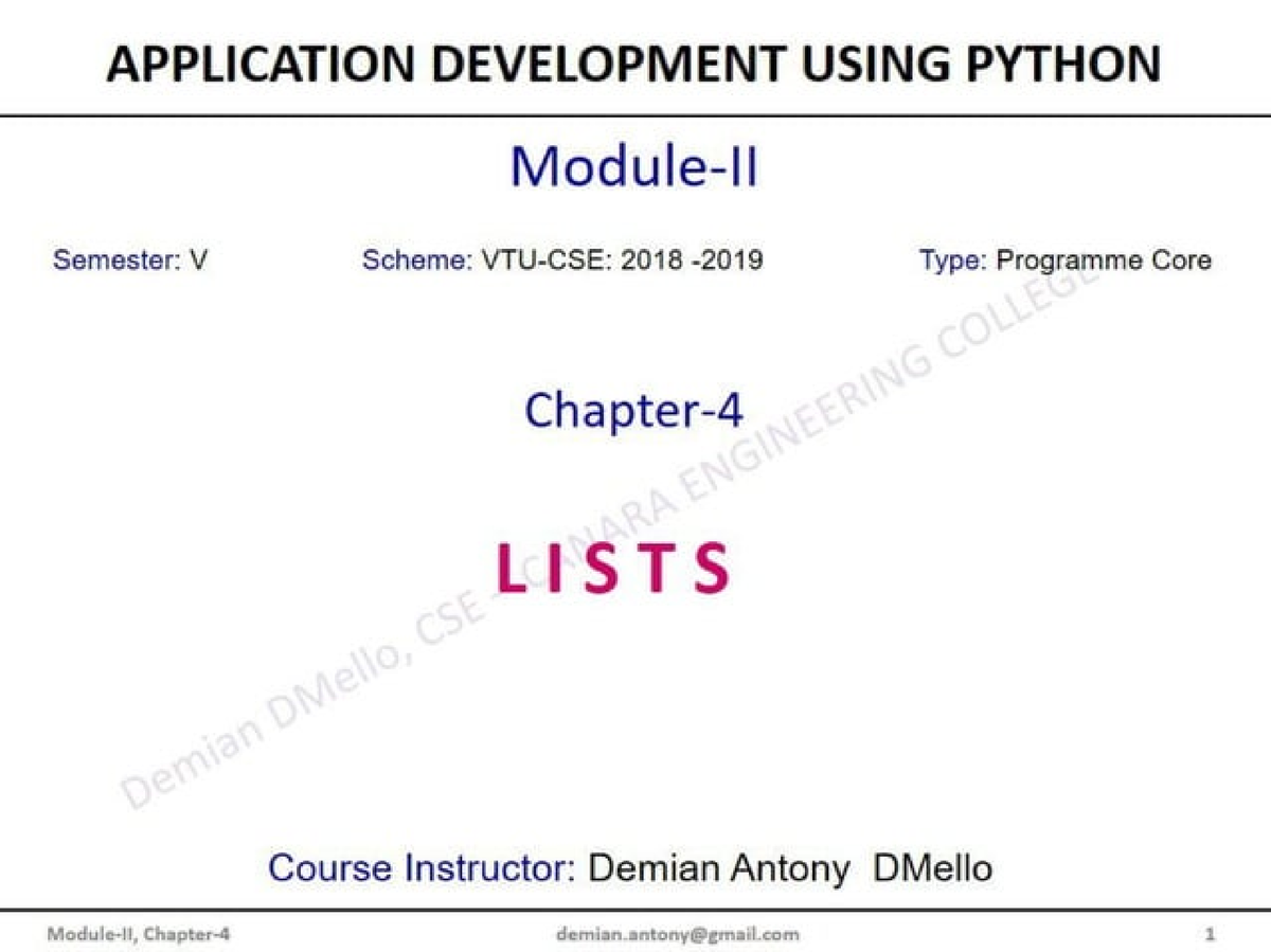 Chapter 4 - Basics - Computer Programming - Studocu