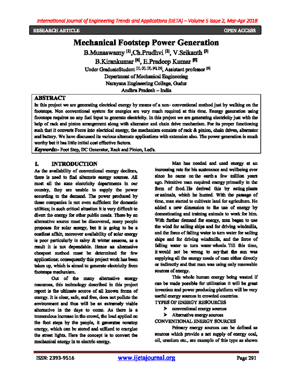 Foot step power Generation using different methods - Operating Systems ...
