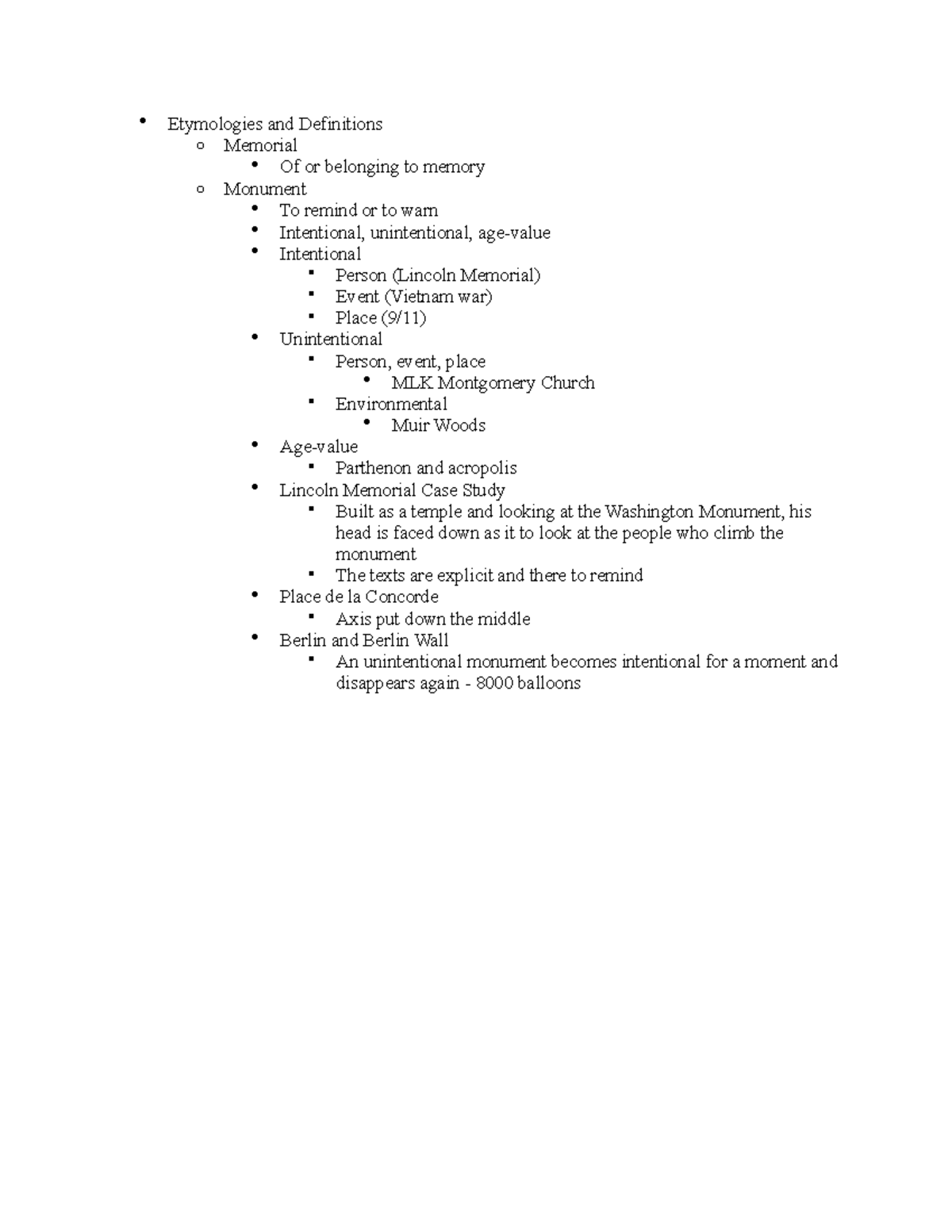 Monuments and Memorials - Etymologies and Definitions o Memorial Of or ...