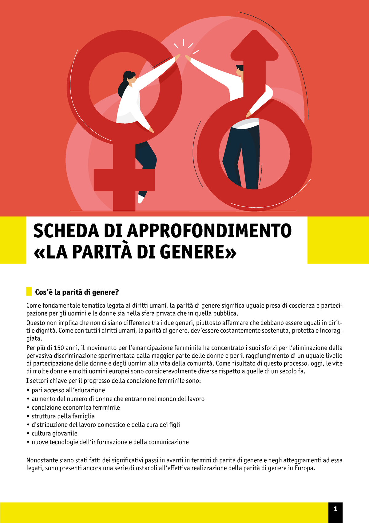 Am Pri Scheda-approfondimento-parita-di-genere - 1 SCHEDA DI ...