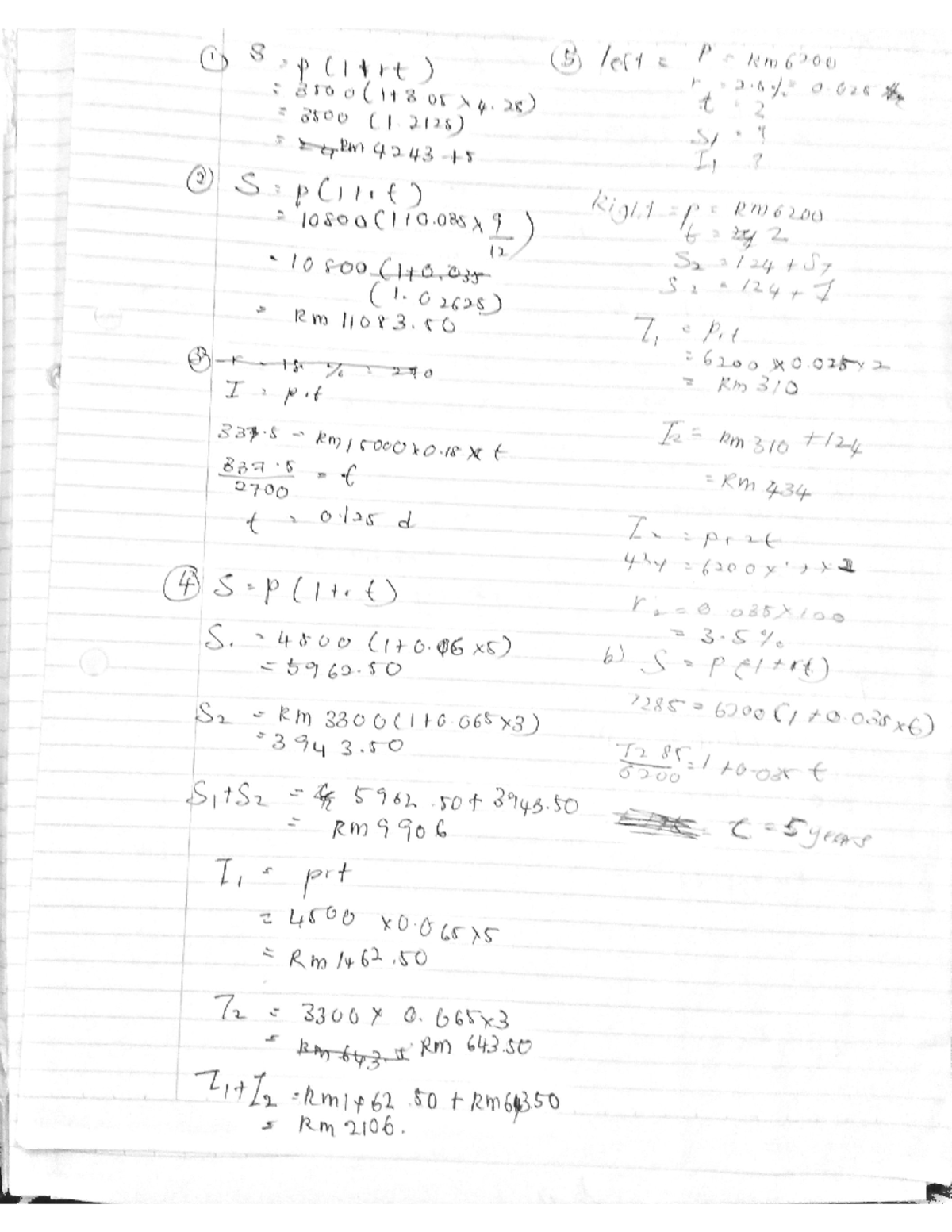 Mat112 tuto week 3 - Business in Mathematics - Studocu