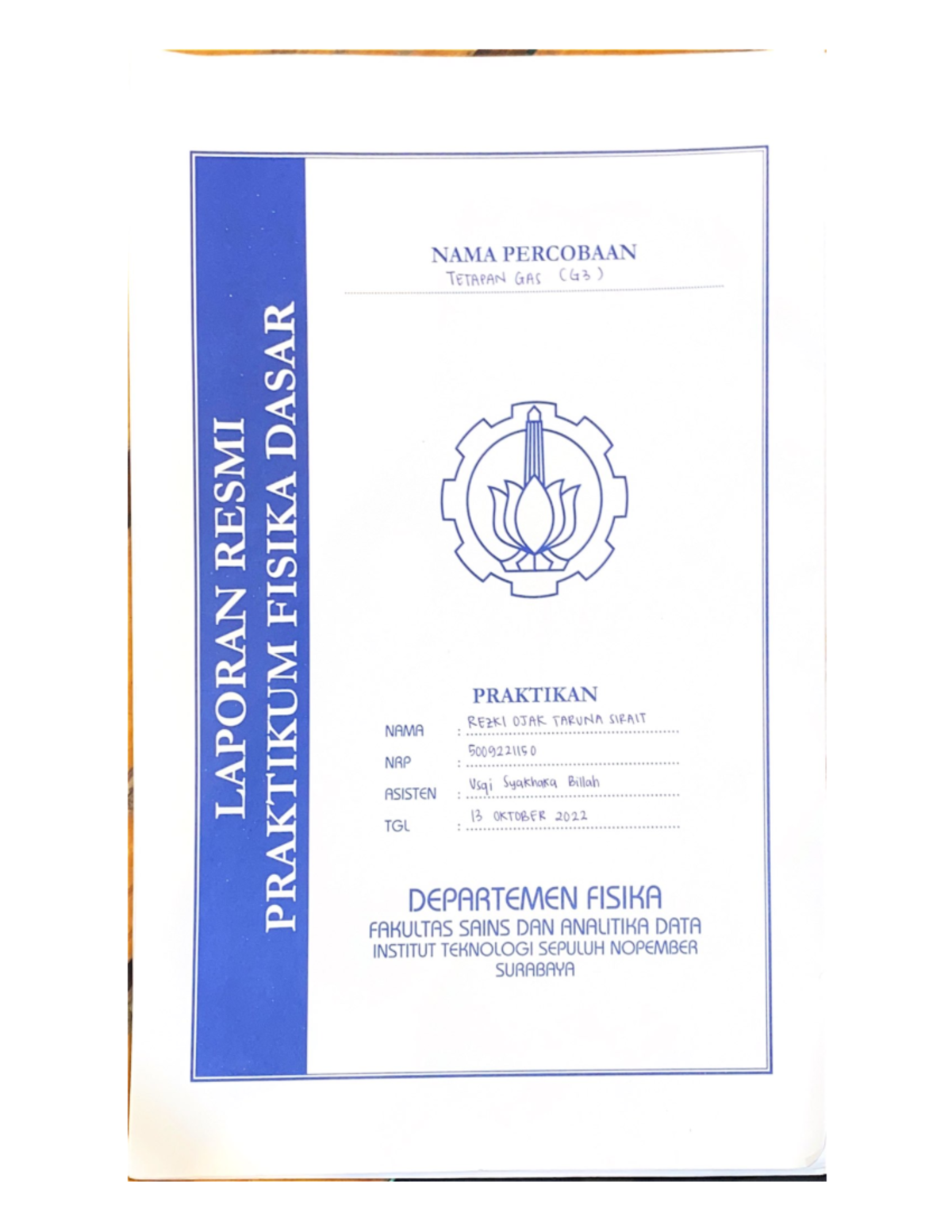 Jurnal Praktikum Fisika Tetapan Pegas G3 - Fisika Dasar I – Physics ...