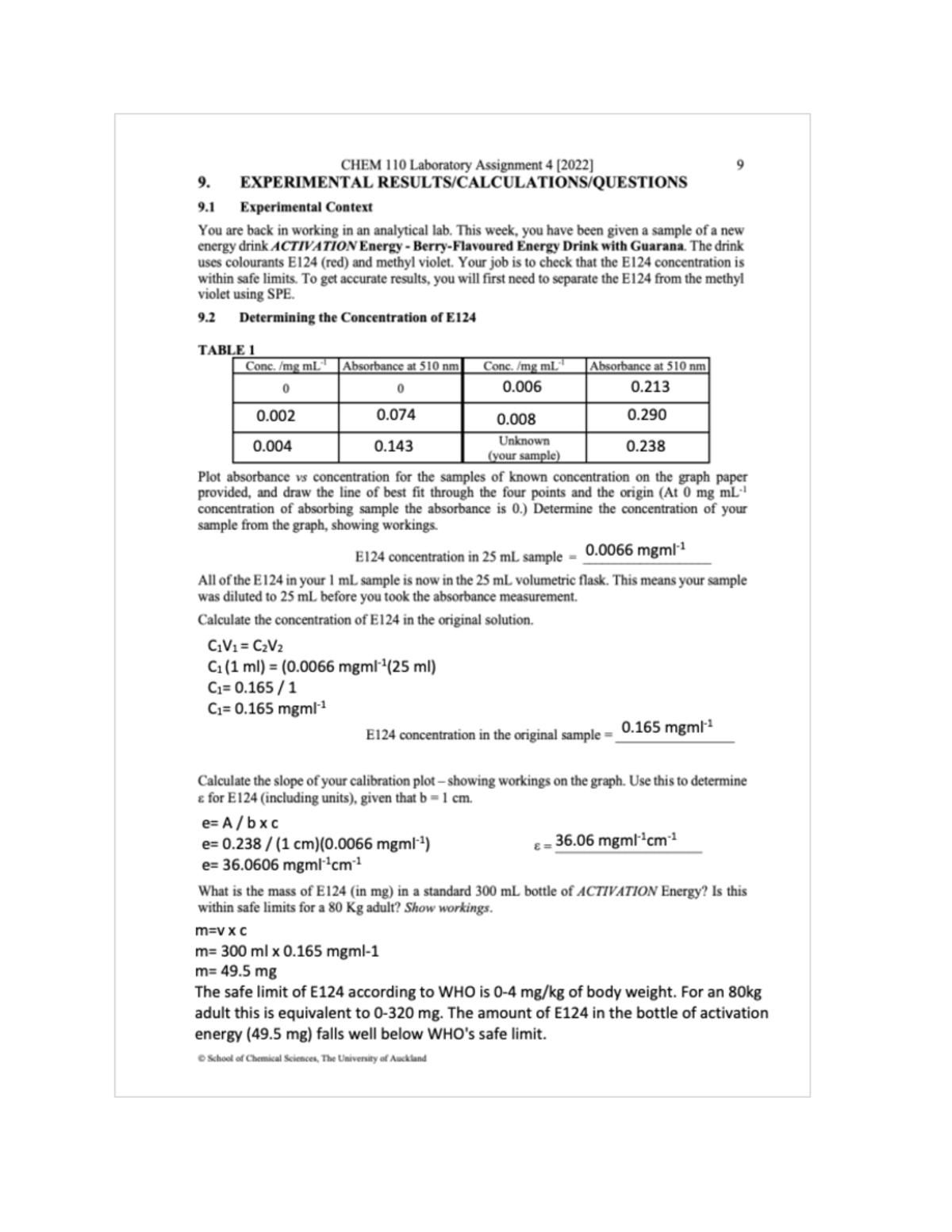 Chem Lab 4 Chem Lab 4 Chemistry Of The Living World Studocu