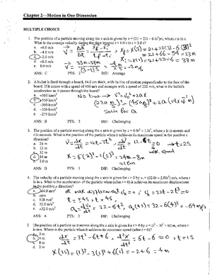 Test Bank 8 - Test Bank - Classical Mechanics - Studocu