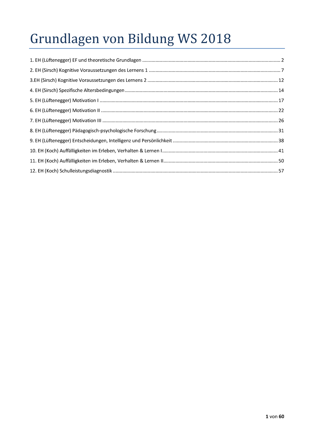 ZF Individuums- U. Entwicklungspsychologische Grundlagen - Warning: TT ...