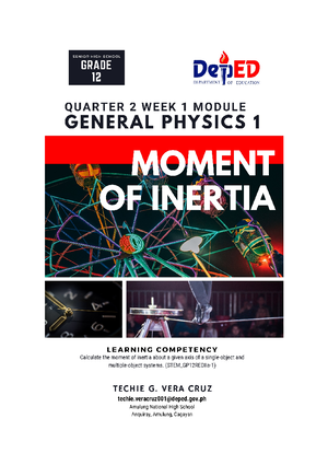 General Physics Module 1 Quarter 2 - SHS General Physics 1 Quarter 2 ...